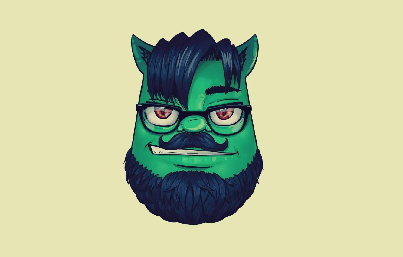 Фото обои минимализм, арт, рожа, тролль, Телефонный Розыгрыш, Пранкер Всея Руси, Евгений Вольнов