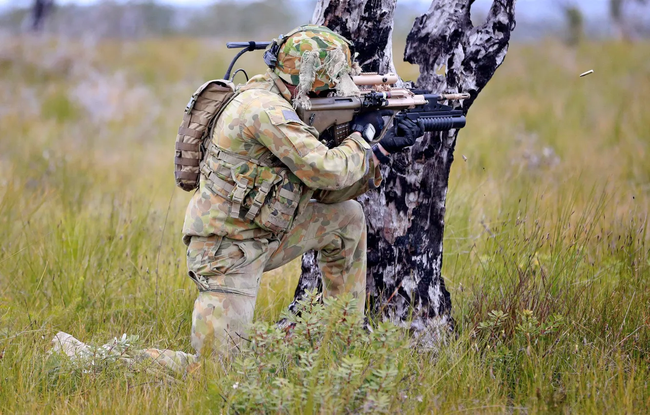 Фото обои оружие, армия, солдат, Australian Army