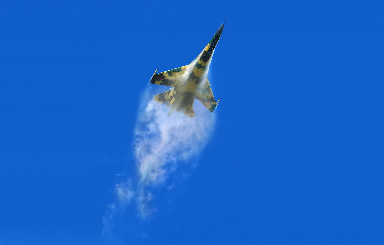 Фото обои истребитель, Сухой, Су-35БМ