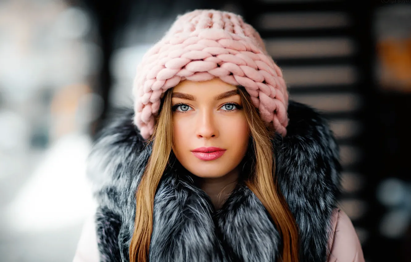 Фото обои girl, long hair, photo, photographer, blue eyes, model, beauty, bokeh