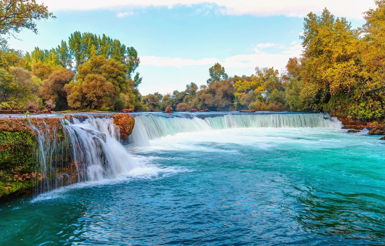 Фото обои waterfall, turkey, Antalya, Manavgat