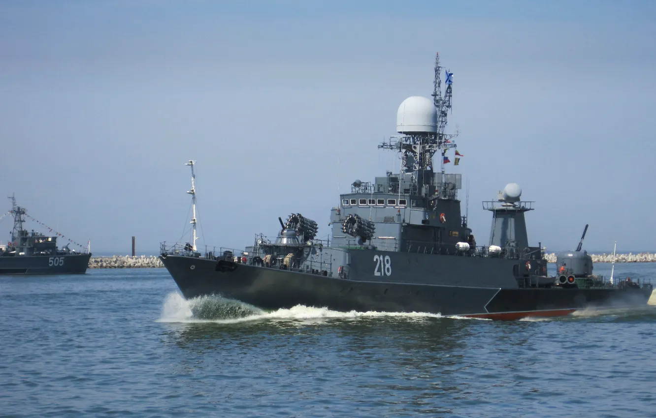 Фото обои корабль, ВМФ, противолодочный, малый, Балтика