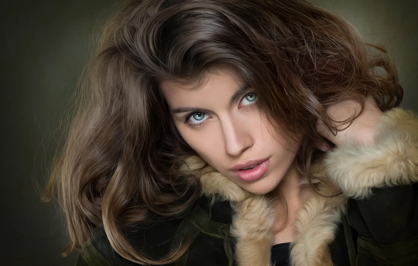 Фото обои взгляд, девушка, портрет, Joachim Bergauer