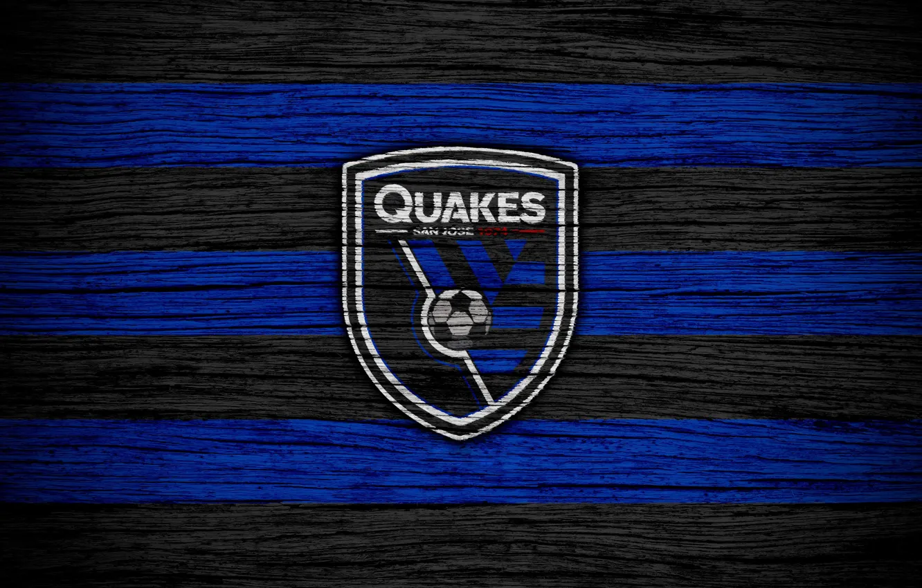 Фото обои логотип, Калифорния, USA, США, football club, Футбольный клуб, MLS, San Jose Earthquakes