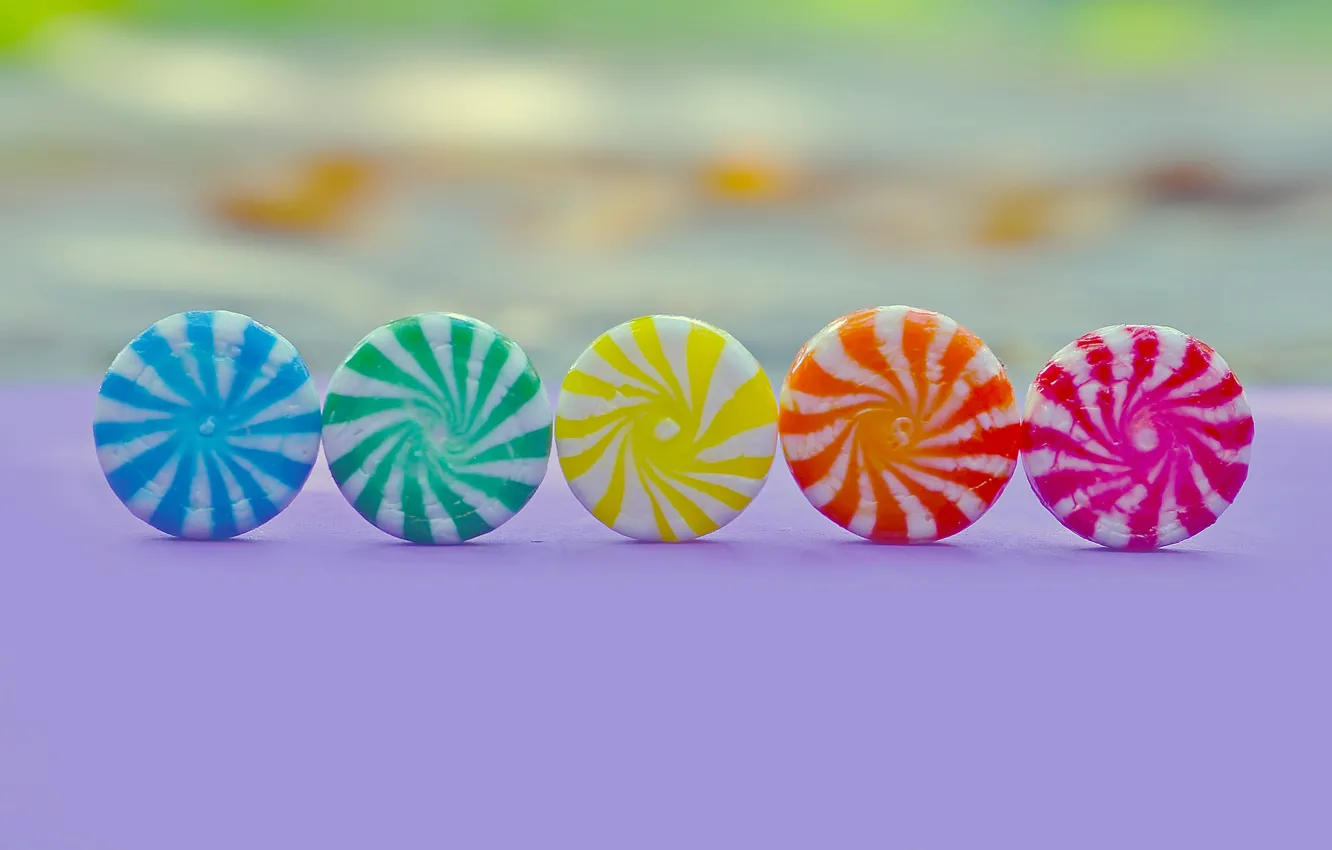 Фото обои фон, цветные, конфеты, сладости