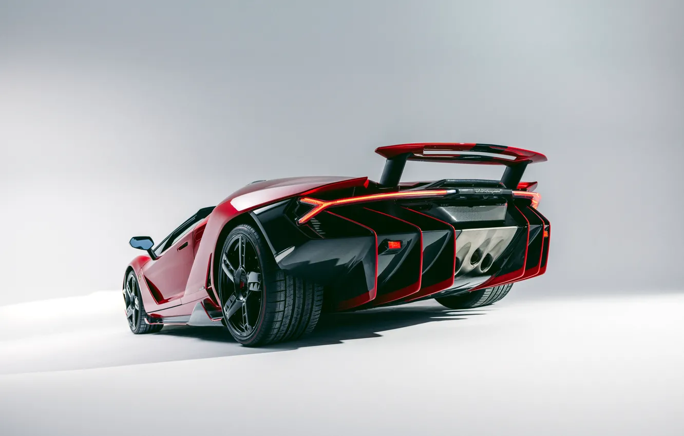 Фото обои Lamborghini, rear view, Centenario, Lamborghini Centenario Roadster