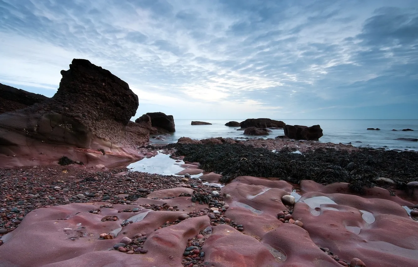 Фото обои море, пейзаж, берег