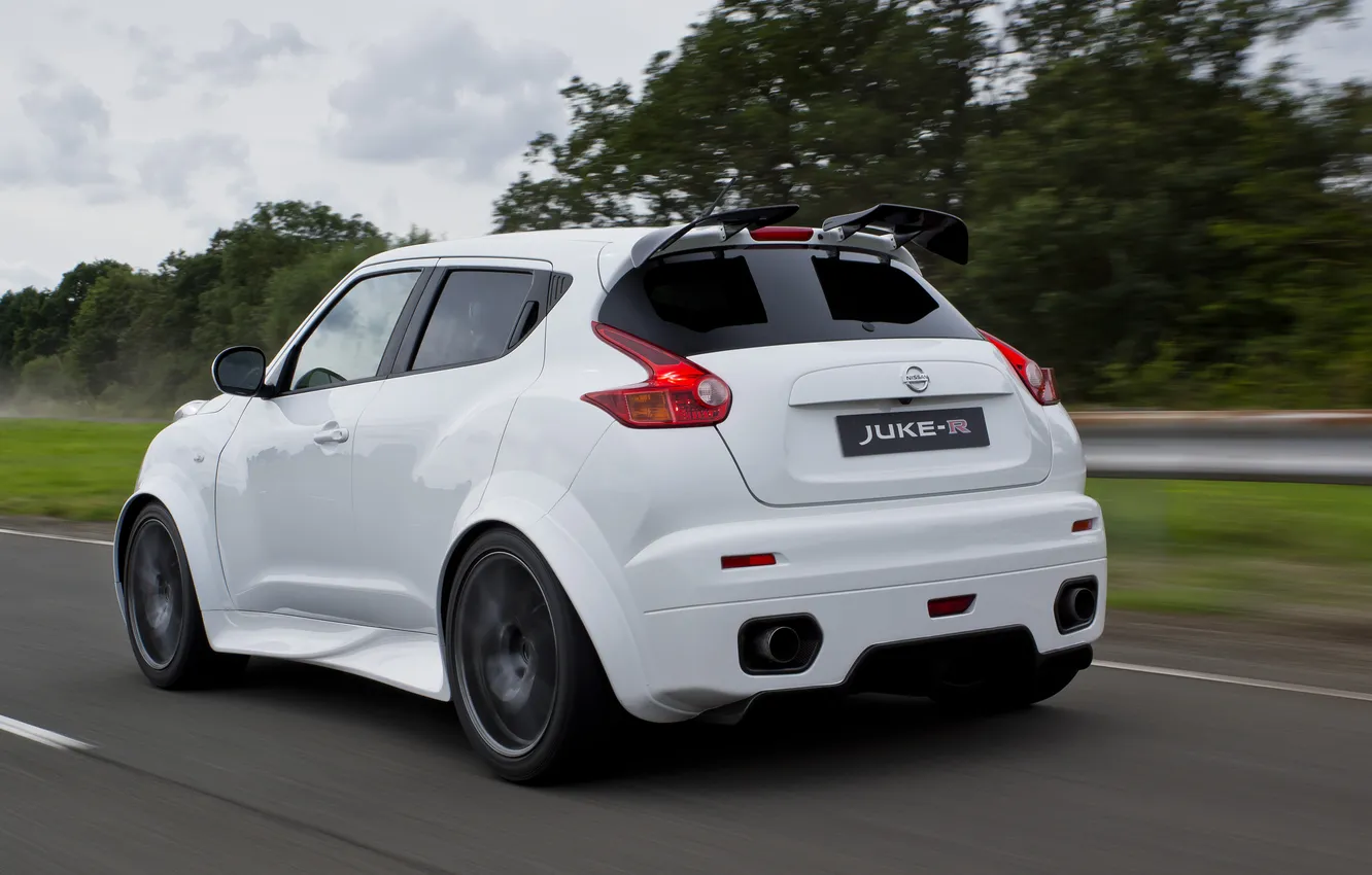 Фото обои Nissan, 2012, Juke-R, Nissan Juke-R, белый кузов