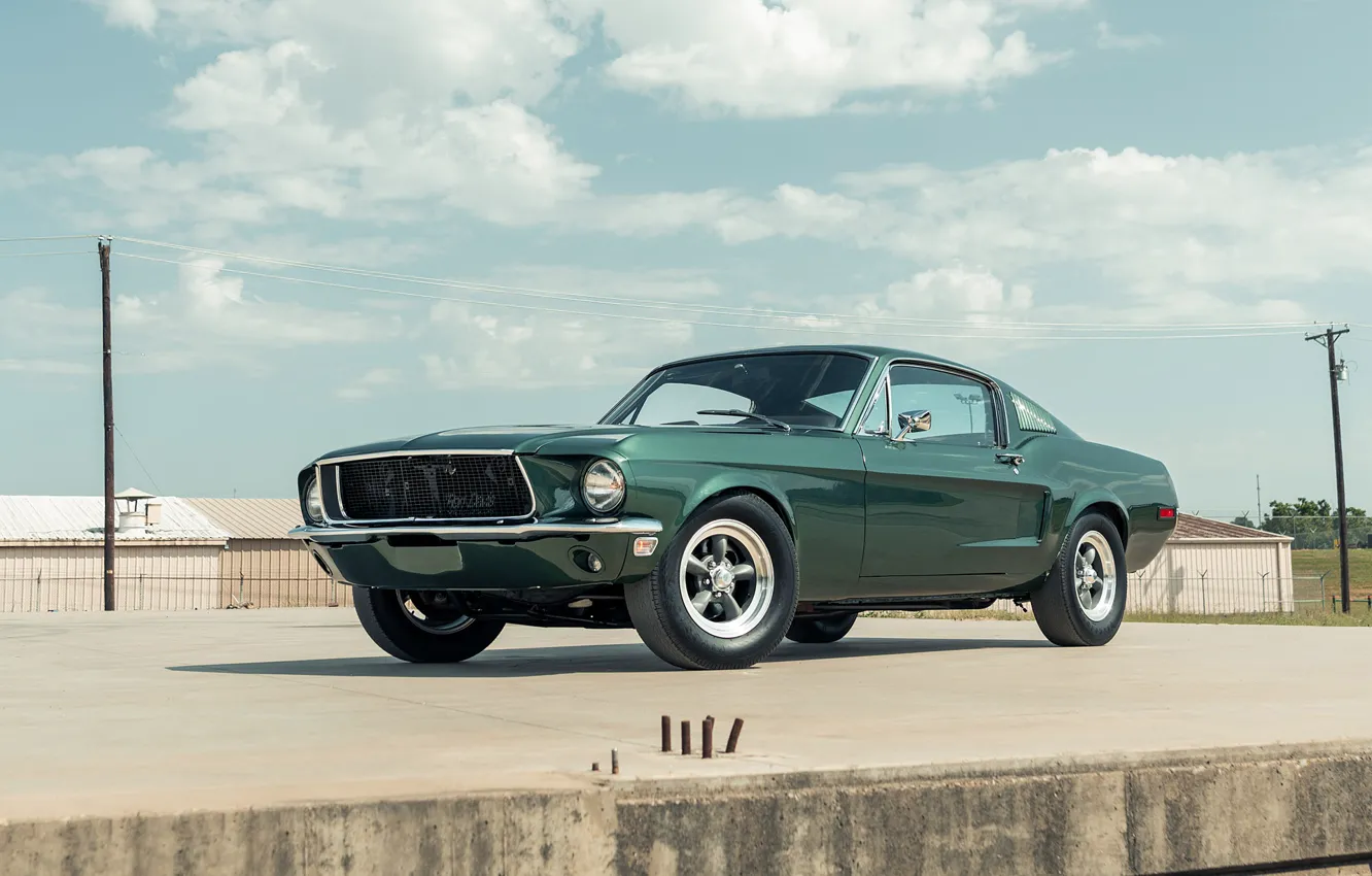 Фото обои Mustang, 1968, Bullitt