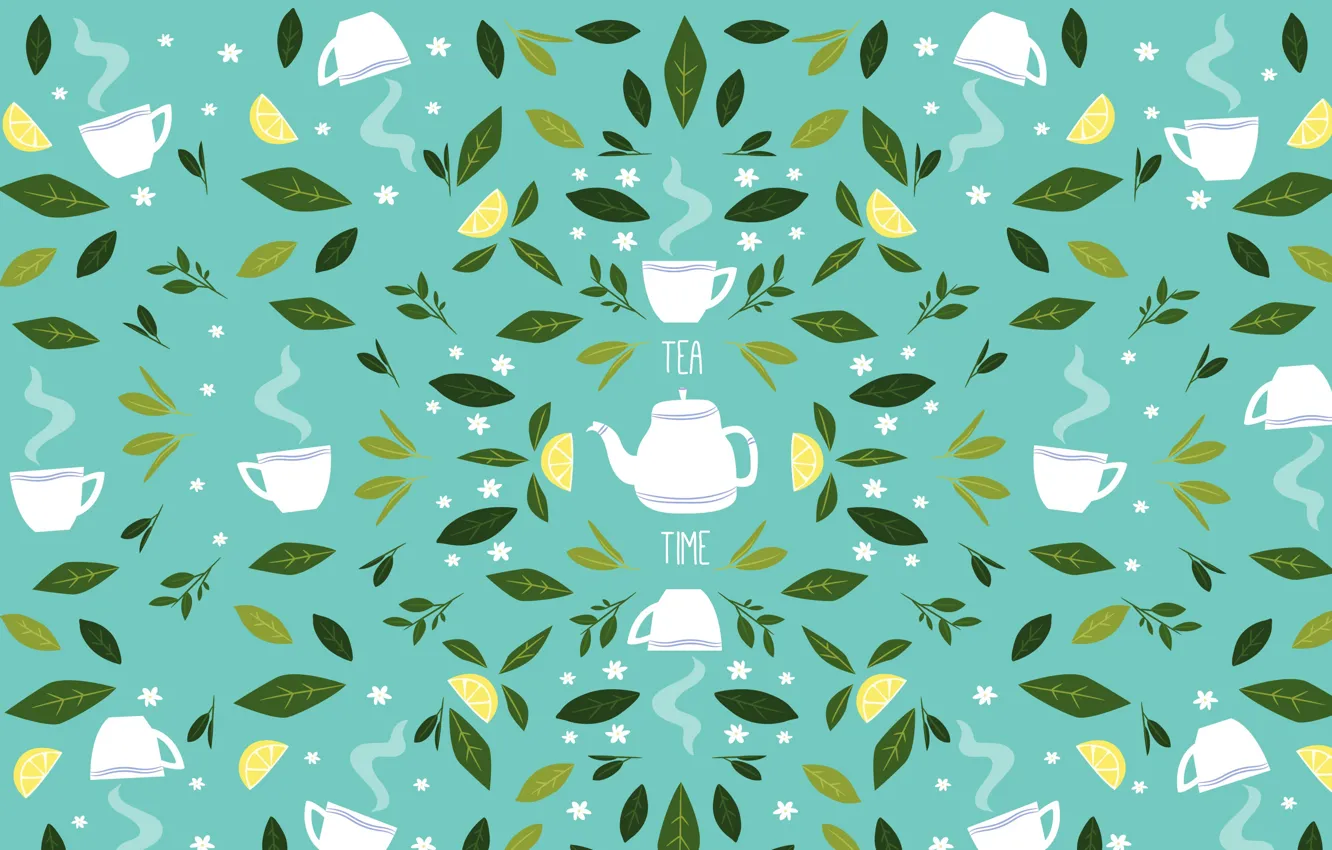 Фото обои фон, текстура, Tea, background, leaves, зеленый чай