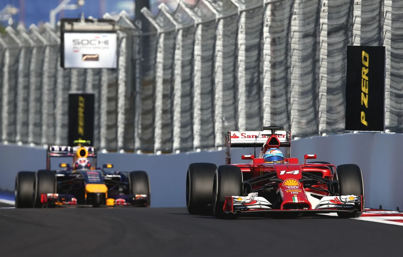 Фото обои Феррари, Formula 1, Fernando Alonso, Алонсо