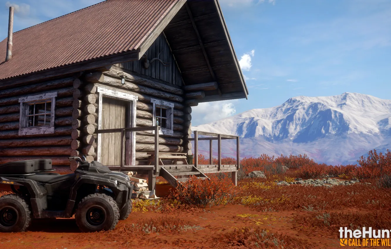Фото обои горы, природа, игры, thehunter call of the wild