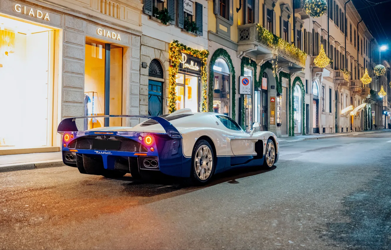 Фото обои car, Maserati, MC12, Maserati MC12, rear view