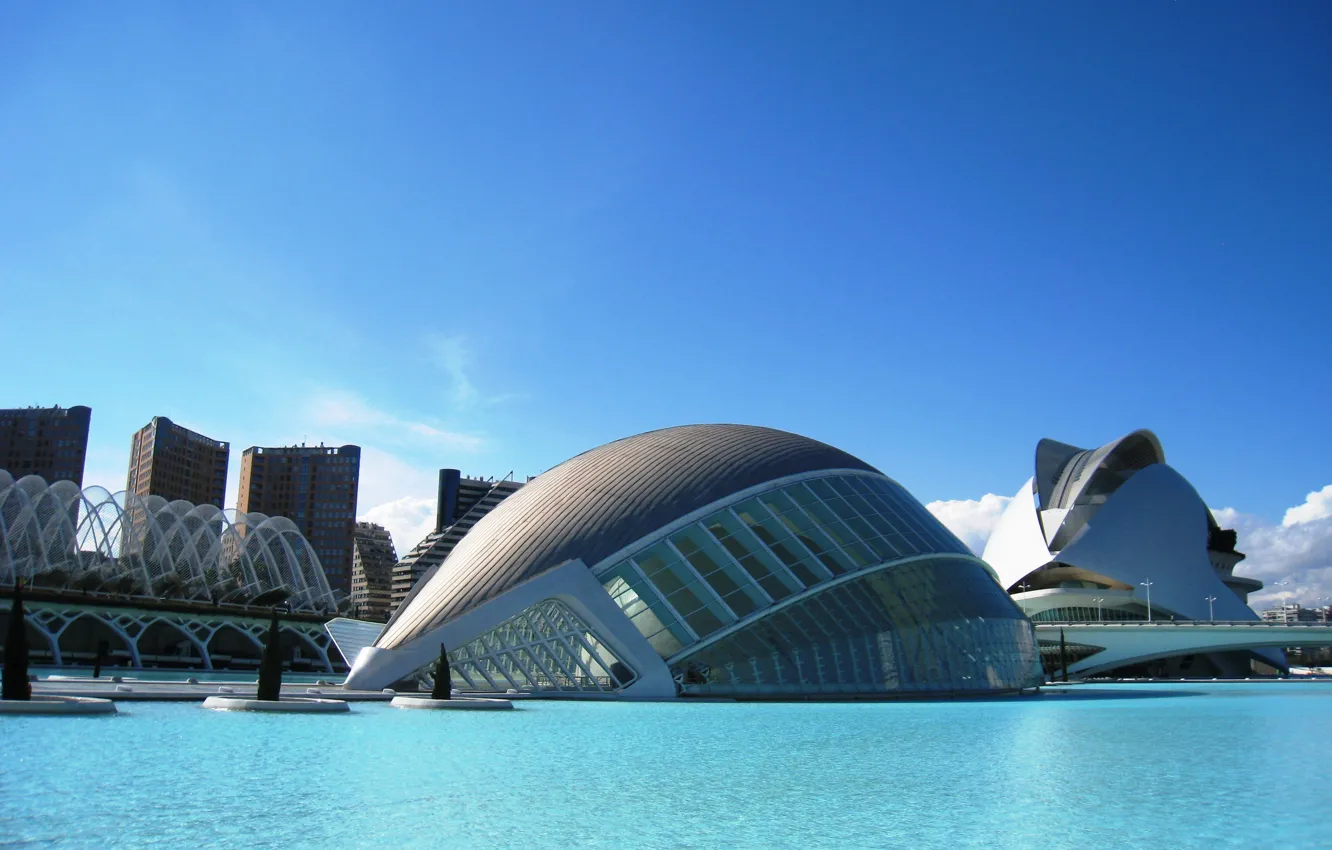 Фото обои Spain, Valencia, Hemispheric