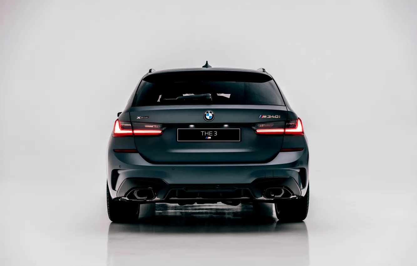 Фото обои фон, BMW, 3-series, универсал, корма, 3er, 2020, G21
