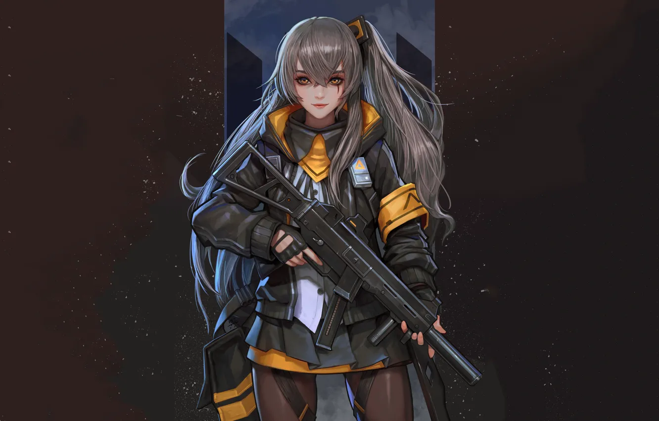 Фото обои девушка, оружие, аниме, Girls Frontline