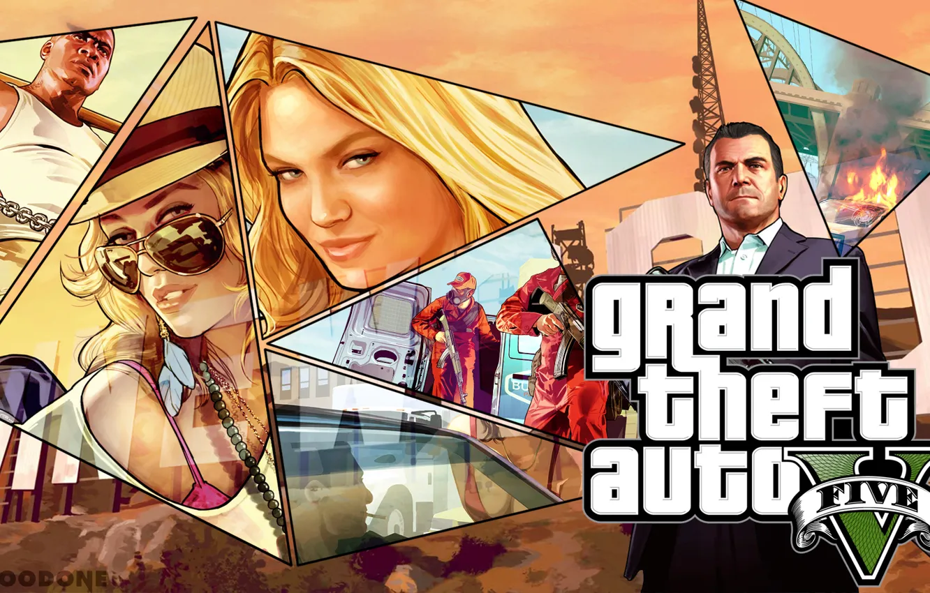 Фото обои полиция, убийство, лос сантос, gta 5