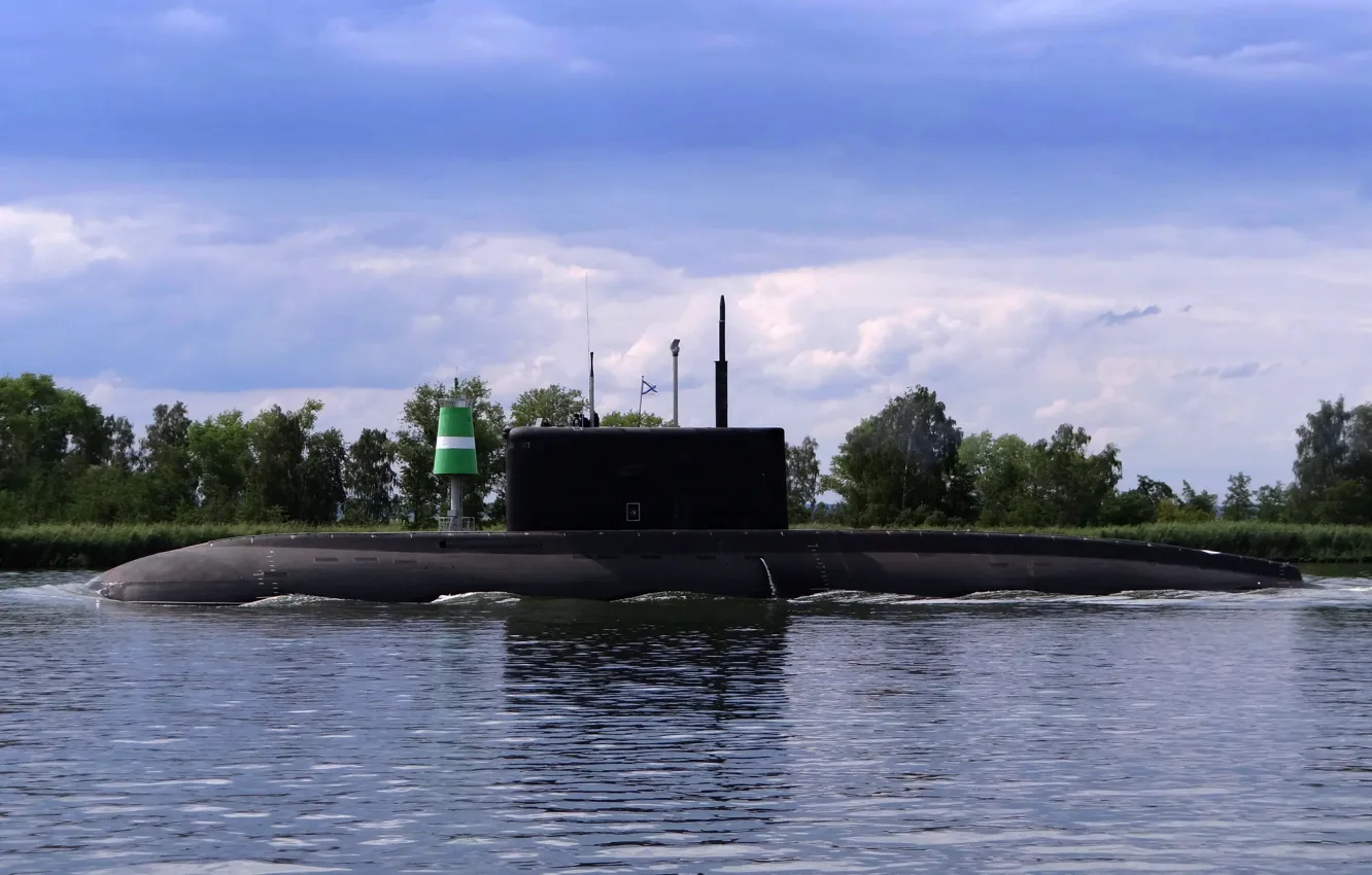 Фото обои подлодка, ВМФ, дизельная, Балтика, Субмарина, проект 636.3, &quot;Великий Новгород&quot;