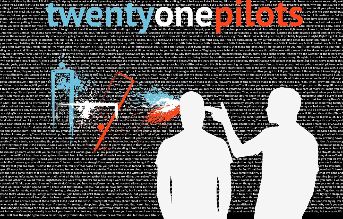 Фото обои twenty one pilots, josh dun, tyler joseph