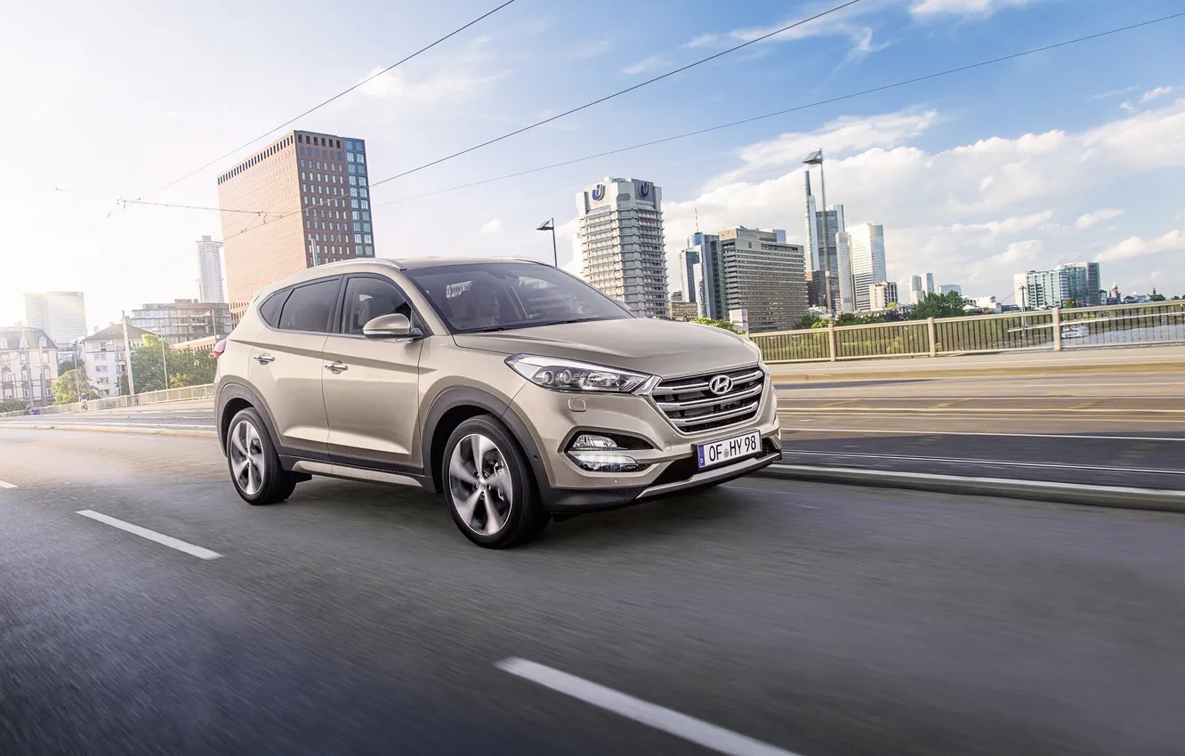 Фото обои Hyundai, 2015, Tucson, хундай, туссан