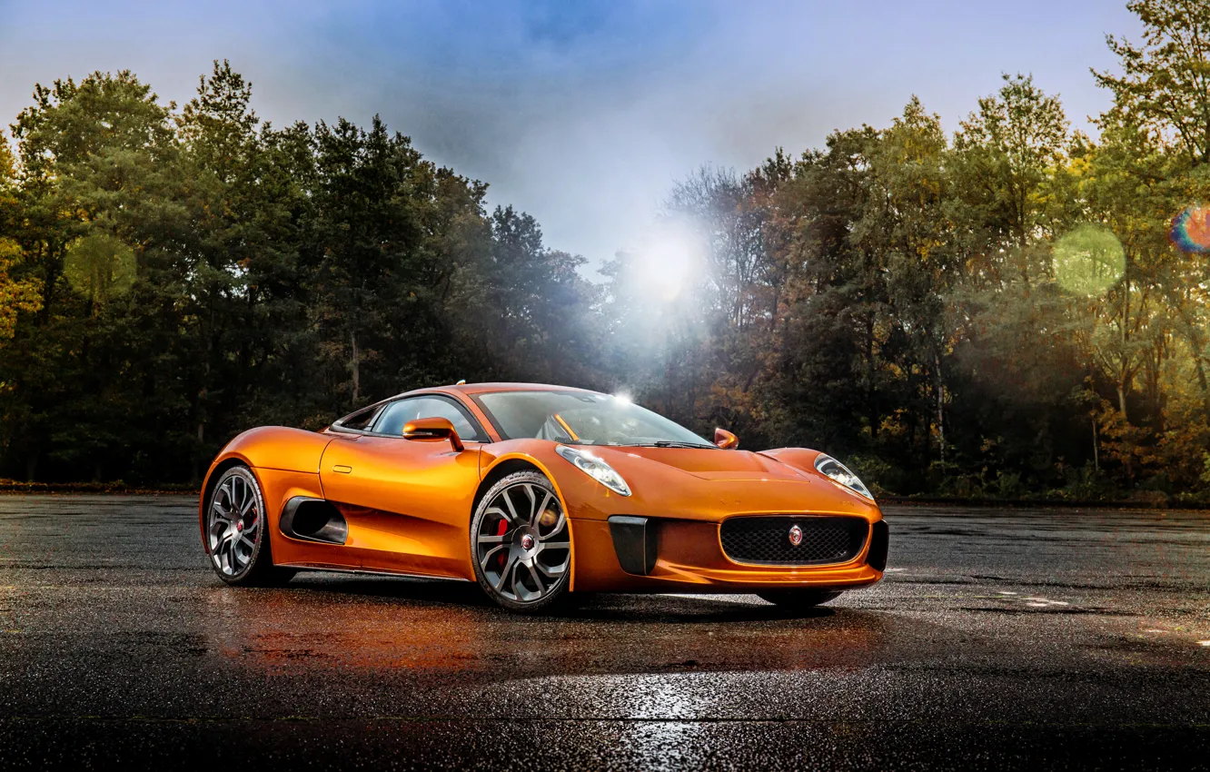 Фото обои Jaguar, спектр, ягуар, суперкар, C-X75, 007 Spectre