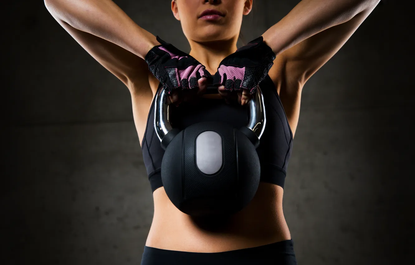 Фото обои woman, crossfit, Russian cufflink