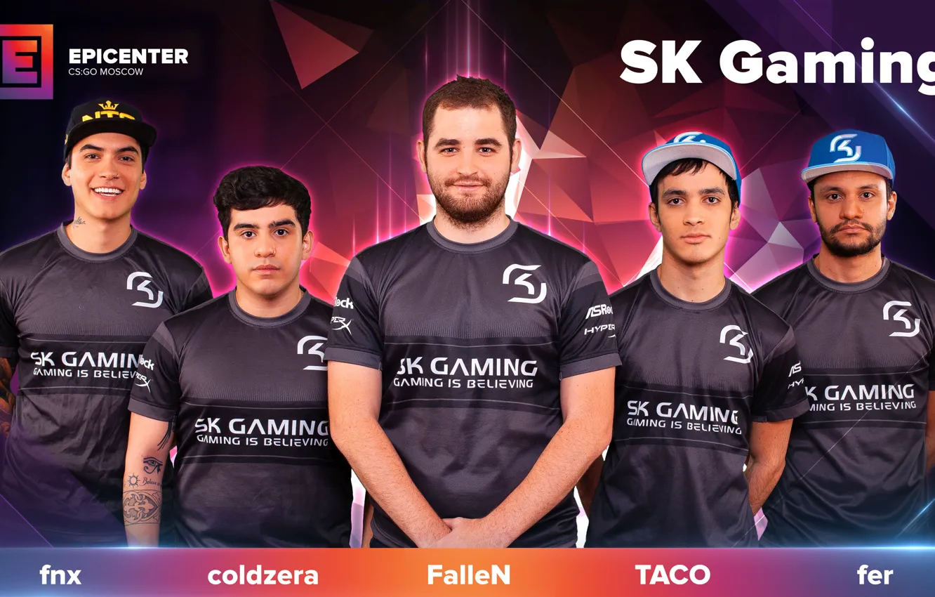 Фото обои global offensive, brazilian, cs:go, fallen, sk-gaming, sk, fer, coldzera