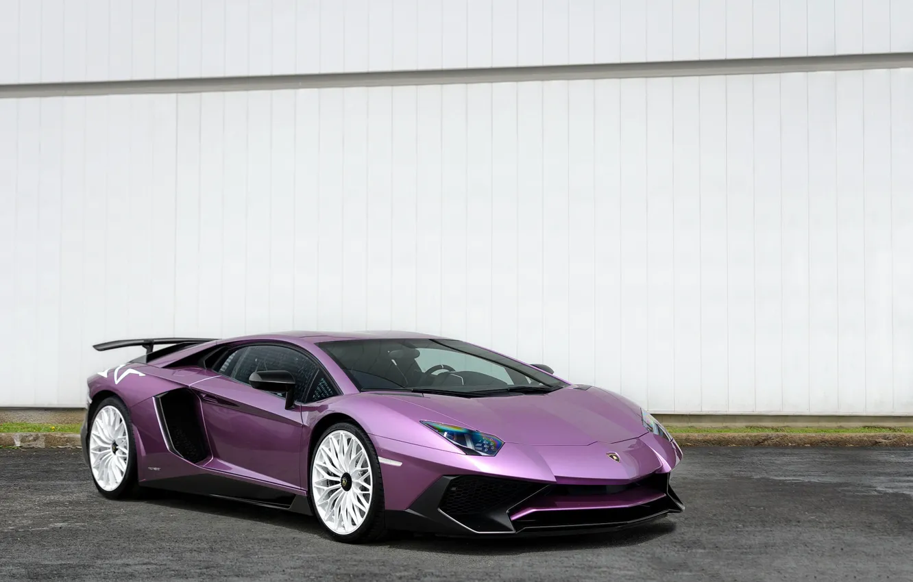 Фото обои Lamborghini, Aventador, painted, Viola, SE30