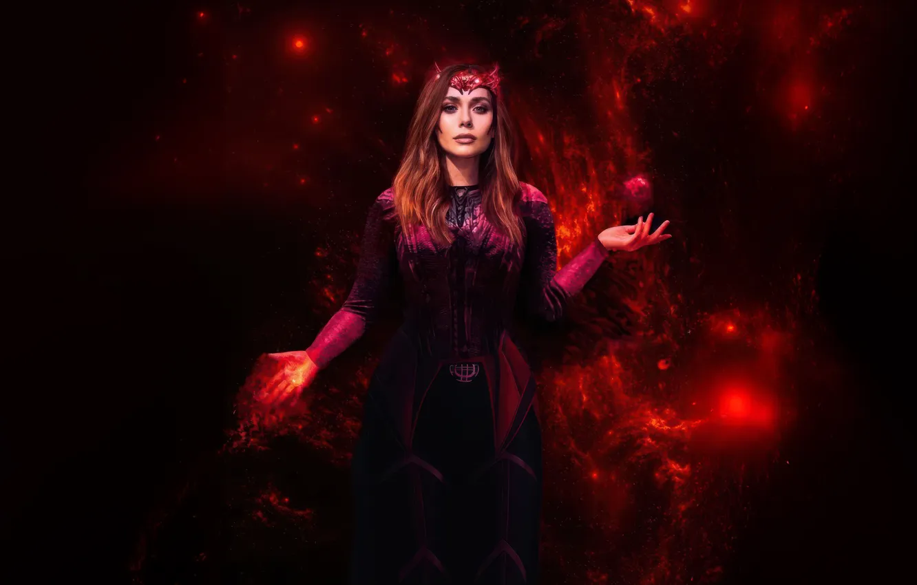 Фото обои beauty, scarlet, witch, timeless