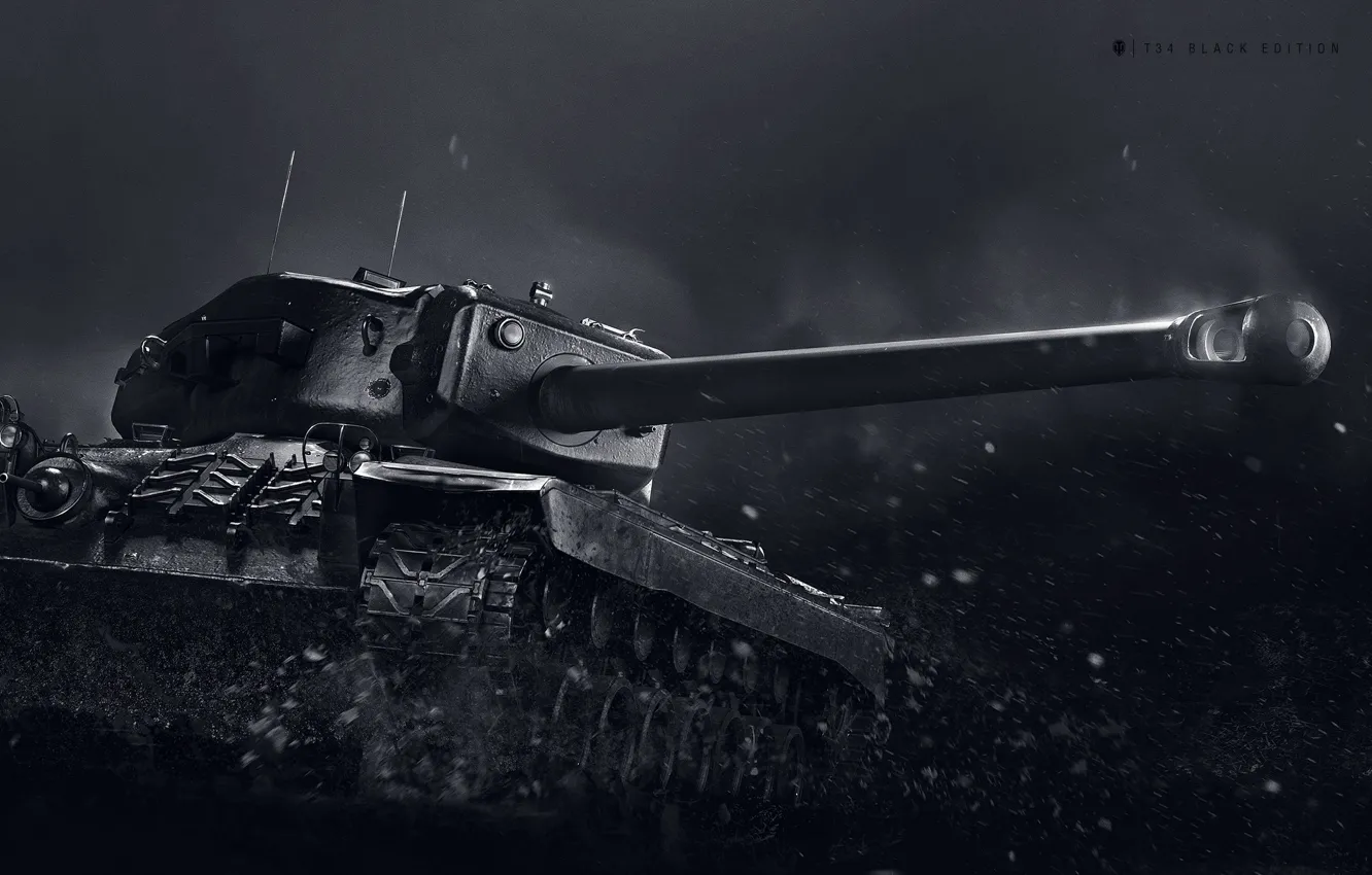 Фото обои WoT, World of Tanks, Т34, Мир Танков, Wargaming Net, T34 Black Edition