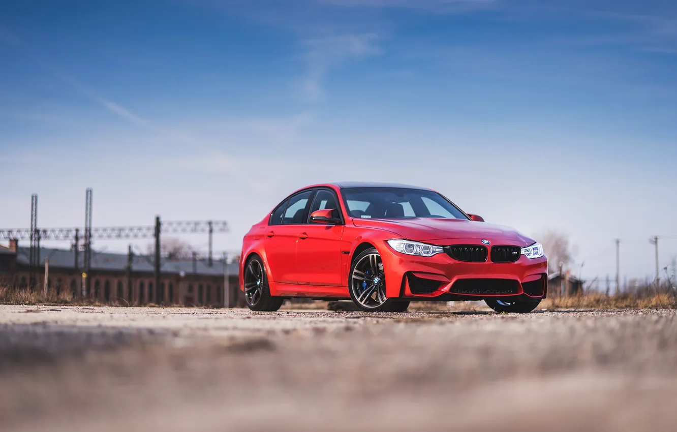 Фото обои BMW, RED, f80