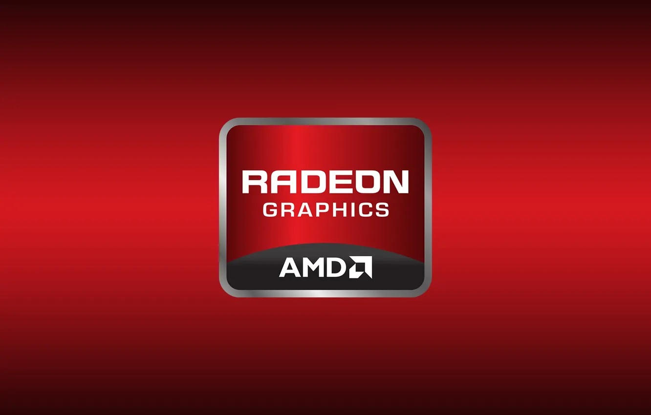Фото обои Red, AMD, Radeon, Graphics