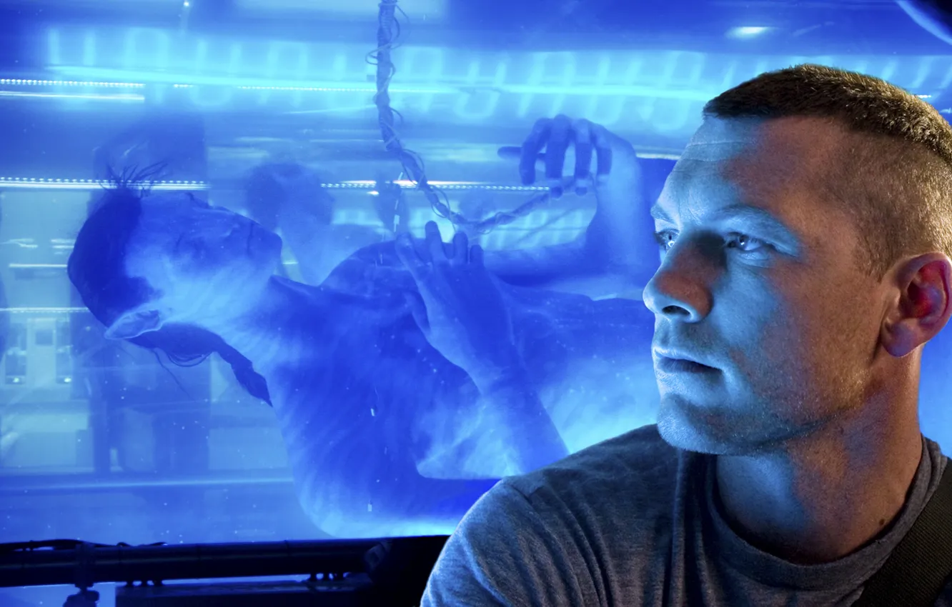 Фото обои Avatar, Jake Sully, Sam Worthington