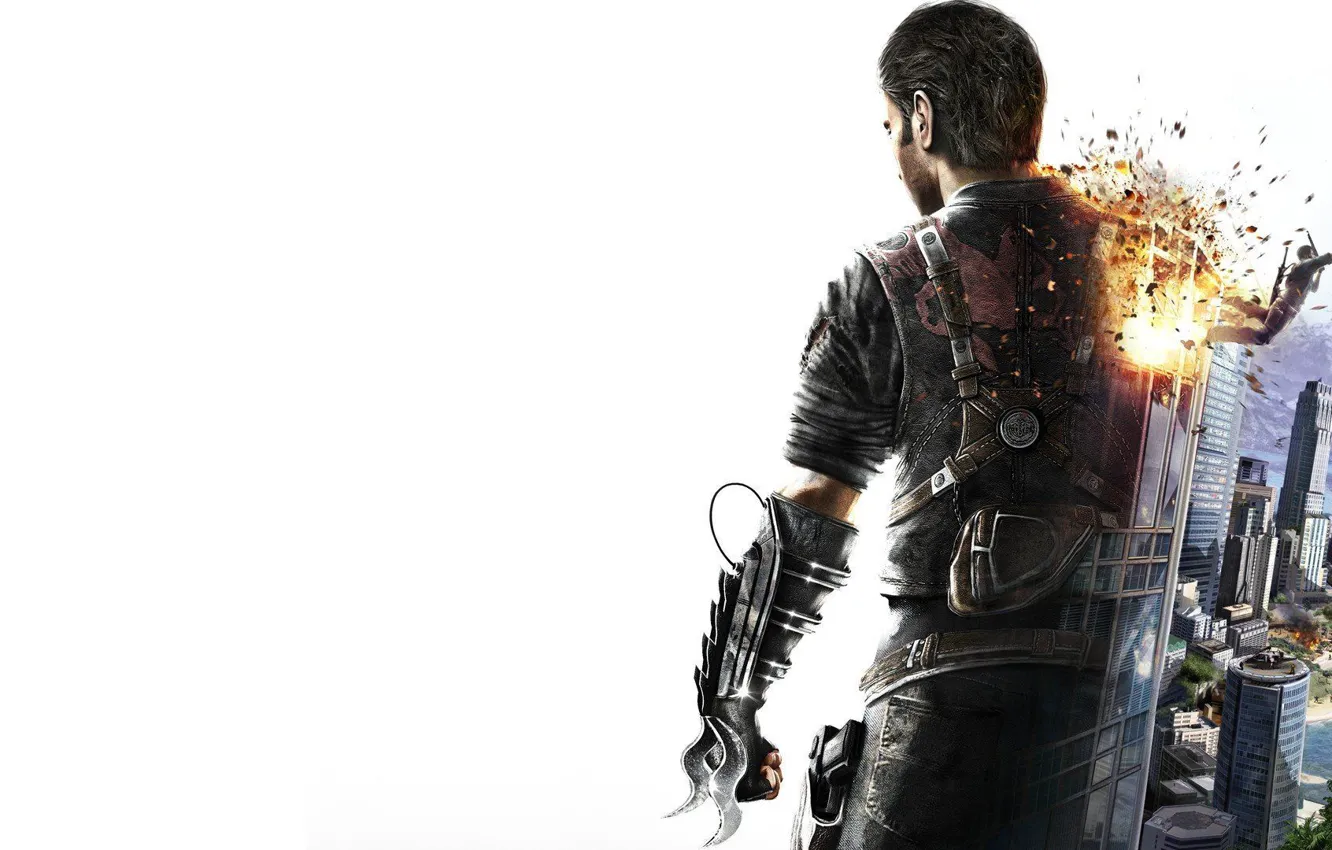 Фото обои just cause 2, square enix, action, рико