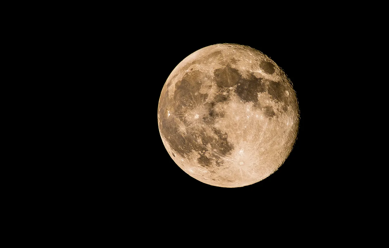 Фото обои космос, луна, близко
