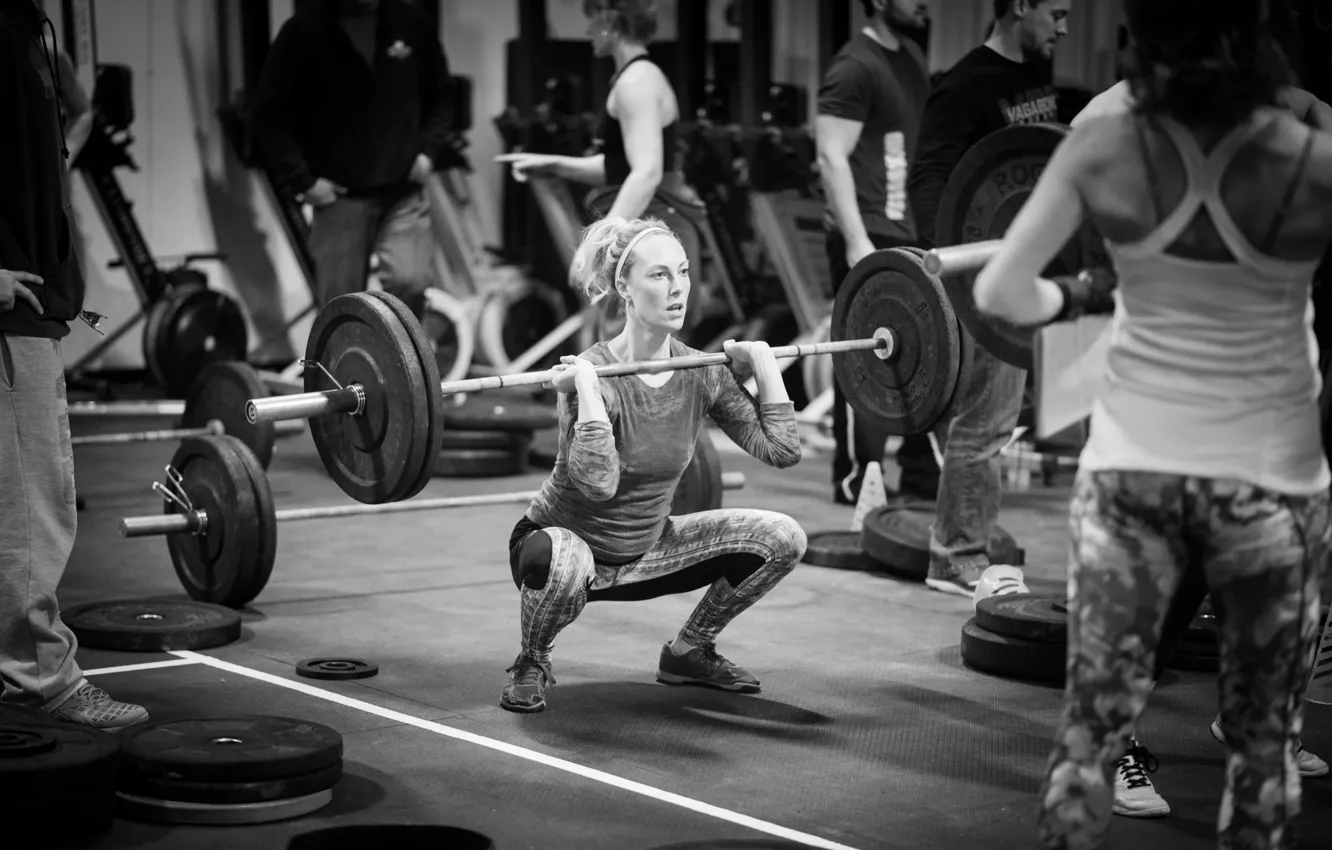 Фото обои workout, gym, crossfit, weightlifting