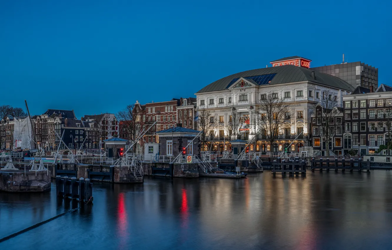 Фото обои Амстердам, Нидерланды, Amsterdam, Голландия