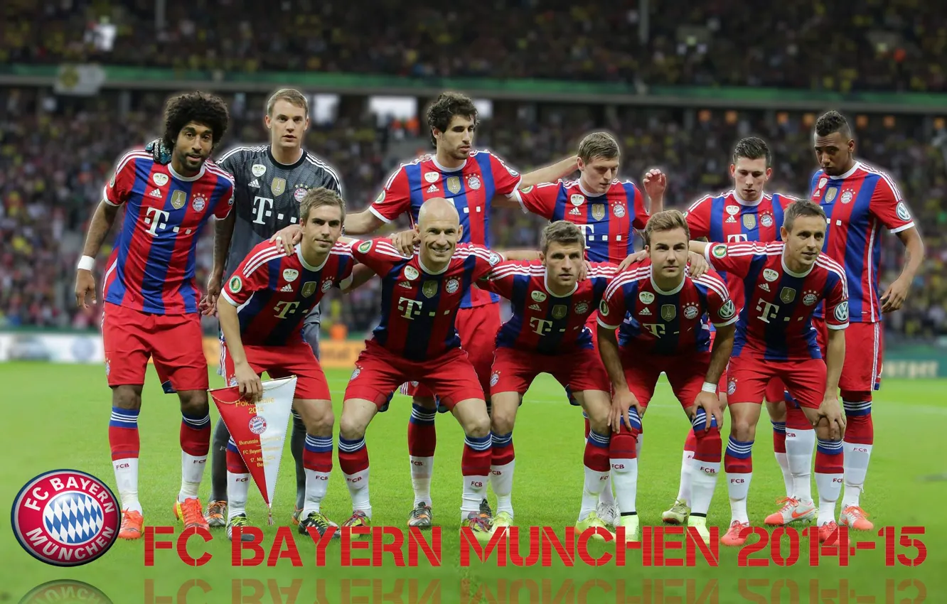Фото обои wallpaper, sport, team, football, FC Bayern Munchen, players