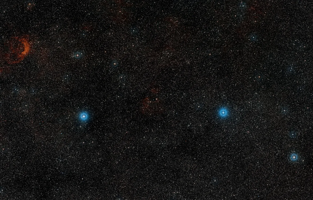 Фото обои Stars, Binary, Twins, Stellar, HD 87643