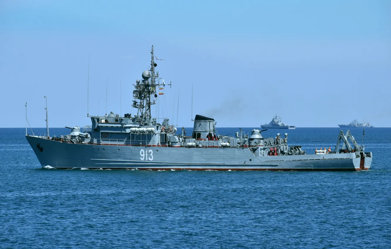 Фото обои морской, тральщик, Ковровец