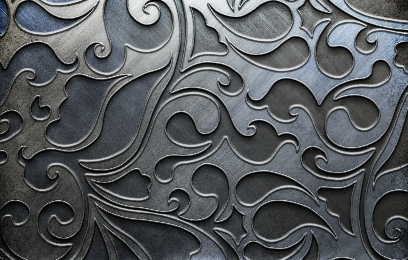 Фото обои металл, узор, silver, metal, texture, background, pattern, steel