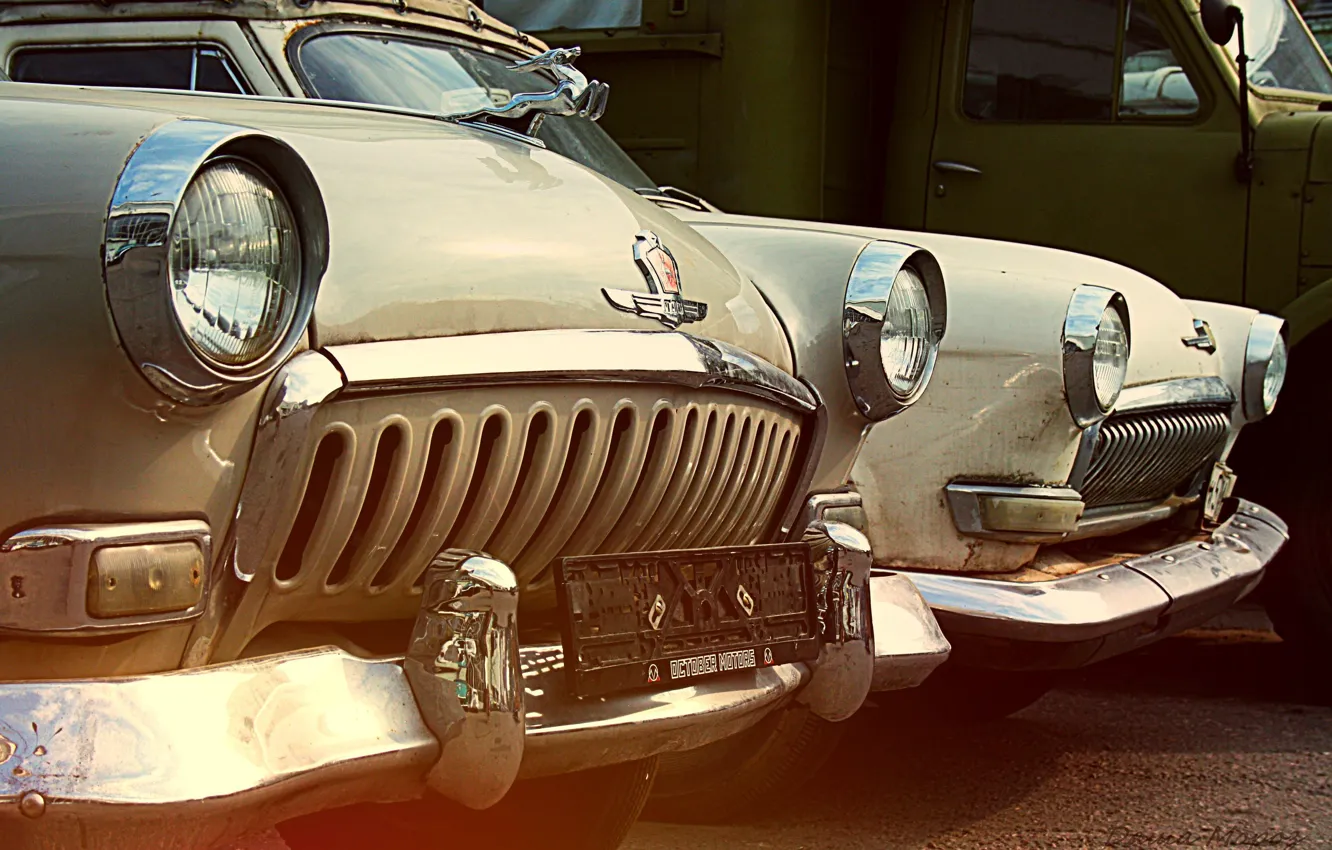Фото обои ретро, СССР, автомобиль, легенда, волга, Volga, Газ 21