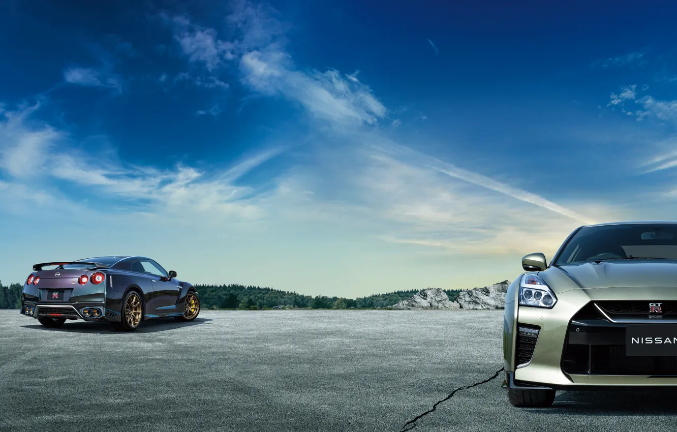 Фото обои Nissan, GT-R, cars, R35, 2022, Nissan GT-R Premium Edition T-spec