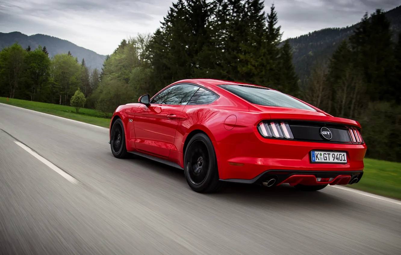 Фото обои Mustang, Ford, мустанг, форд, 2015, EU-spec
