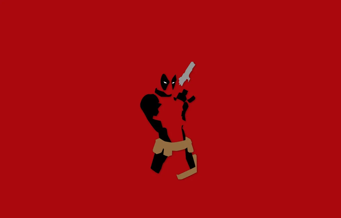 Фото обои красный, Deadpool, Дэдпул, comics, MARVEL, Уэйд Уилсон