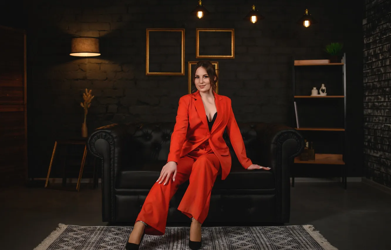 Фото обои девушка, секси, улыбка, обои, милая, модель, яркие, макияж