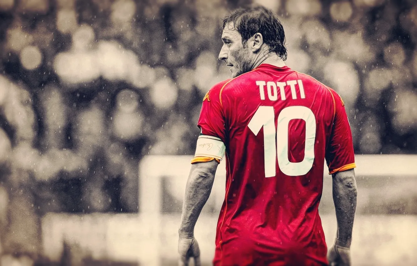 Фото обои HDR, AS Roma, Francesco Totti