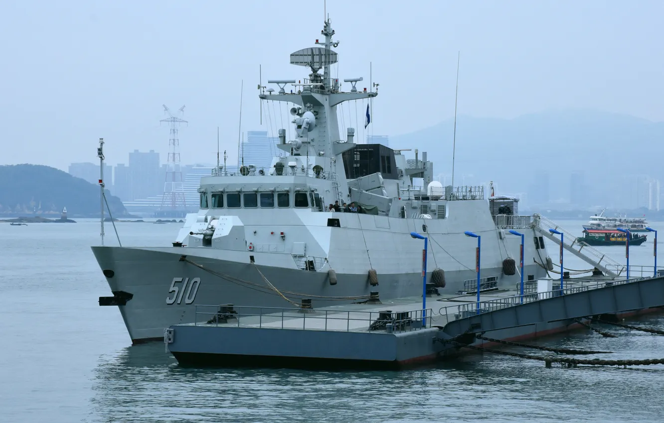 Фото обои Китай, корвет, Ningde