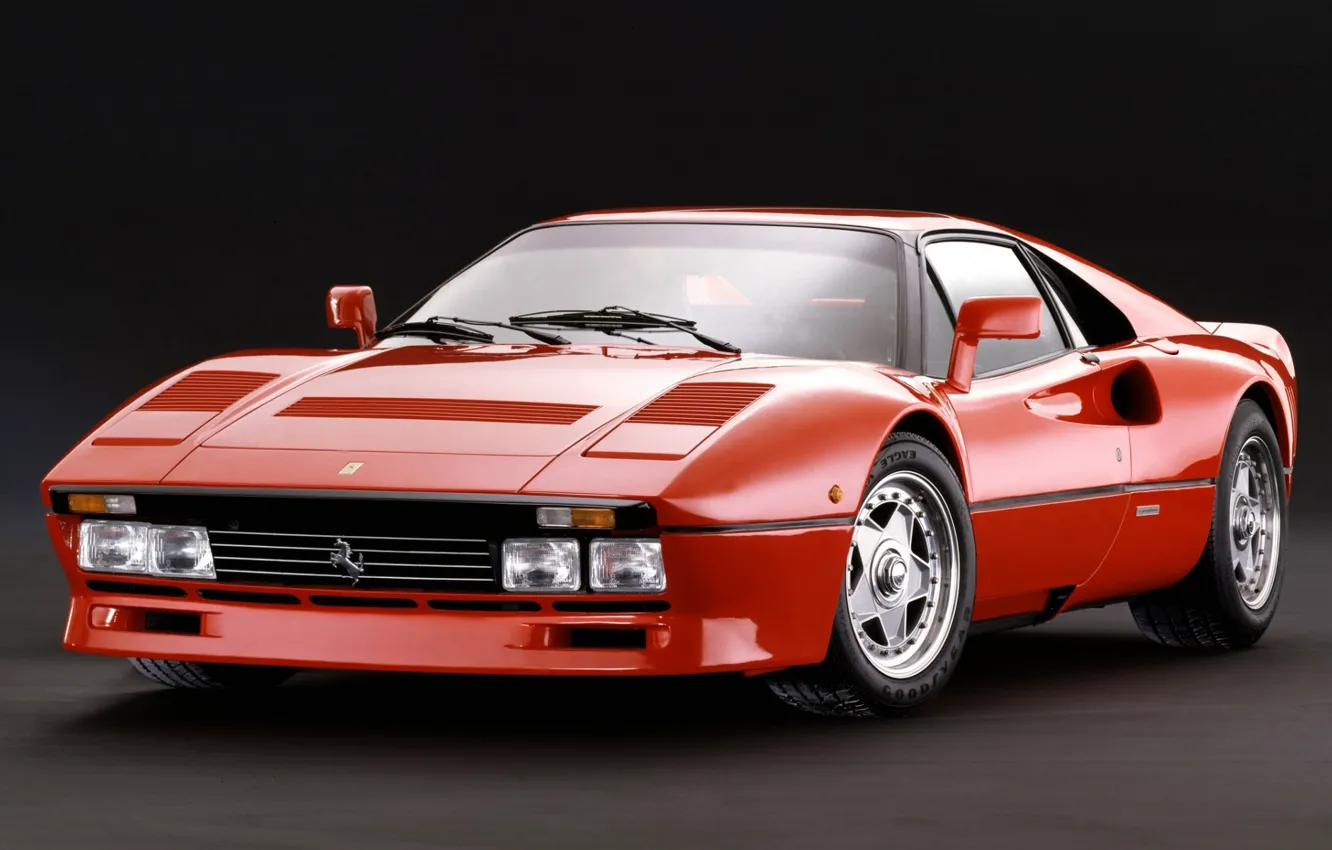 Фото обои Red, Supercar, 1985, Ferrari 288 GTO