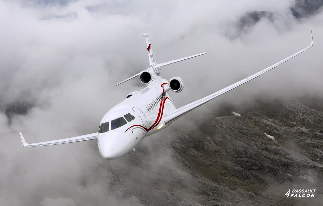 Фото обои Dassault, бизнес джет, falcon 7x